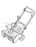 Page E Diagram and Parts List for 31AM2N1B700 2008 Yard Machines Snow Blower